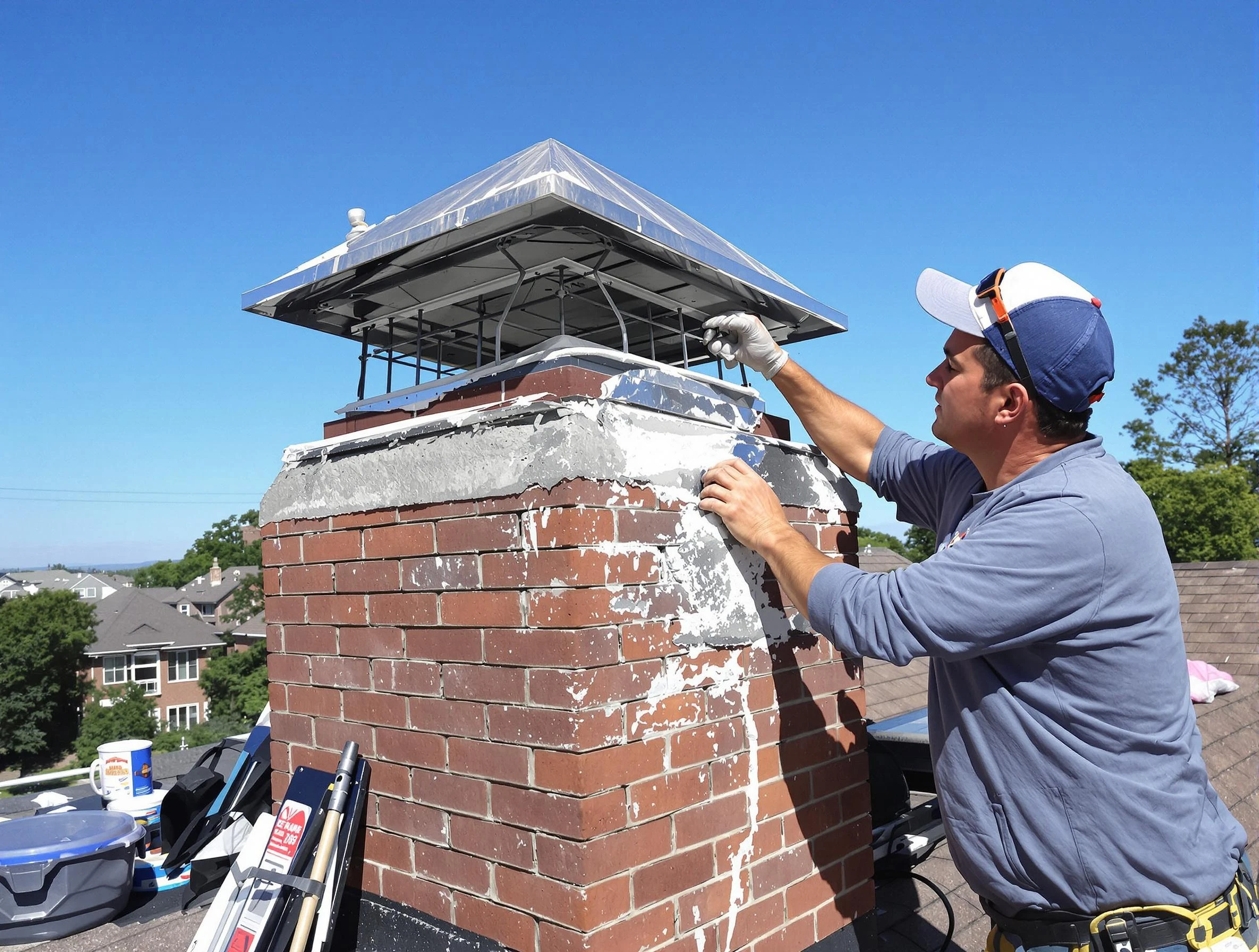 Chimney Crown Services in Belmont