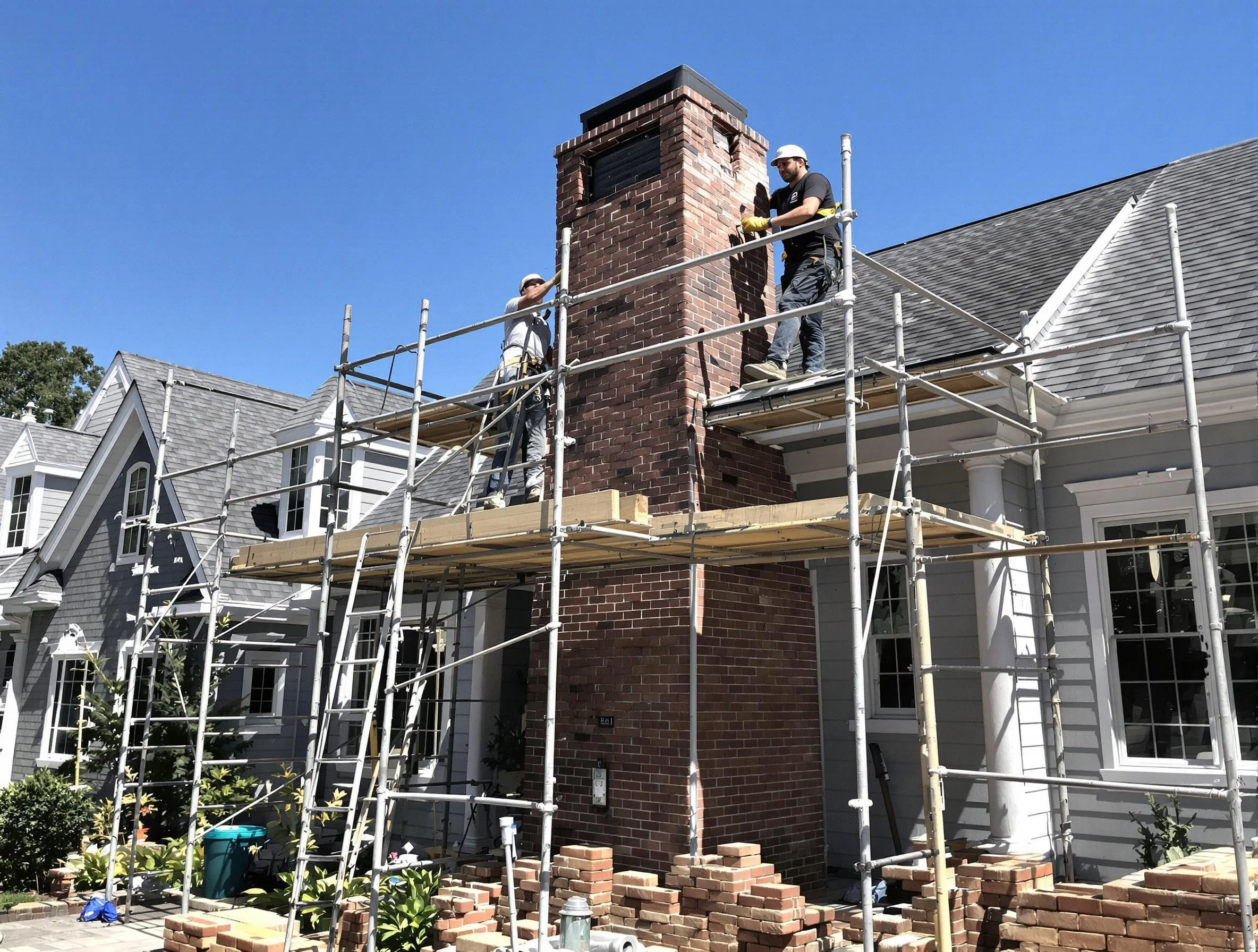 Chimney Rebuilding in Belmont