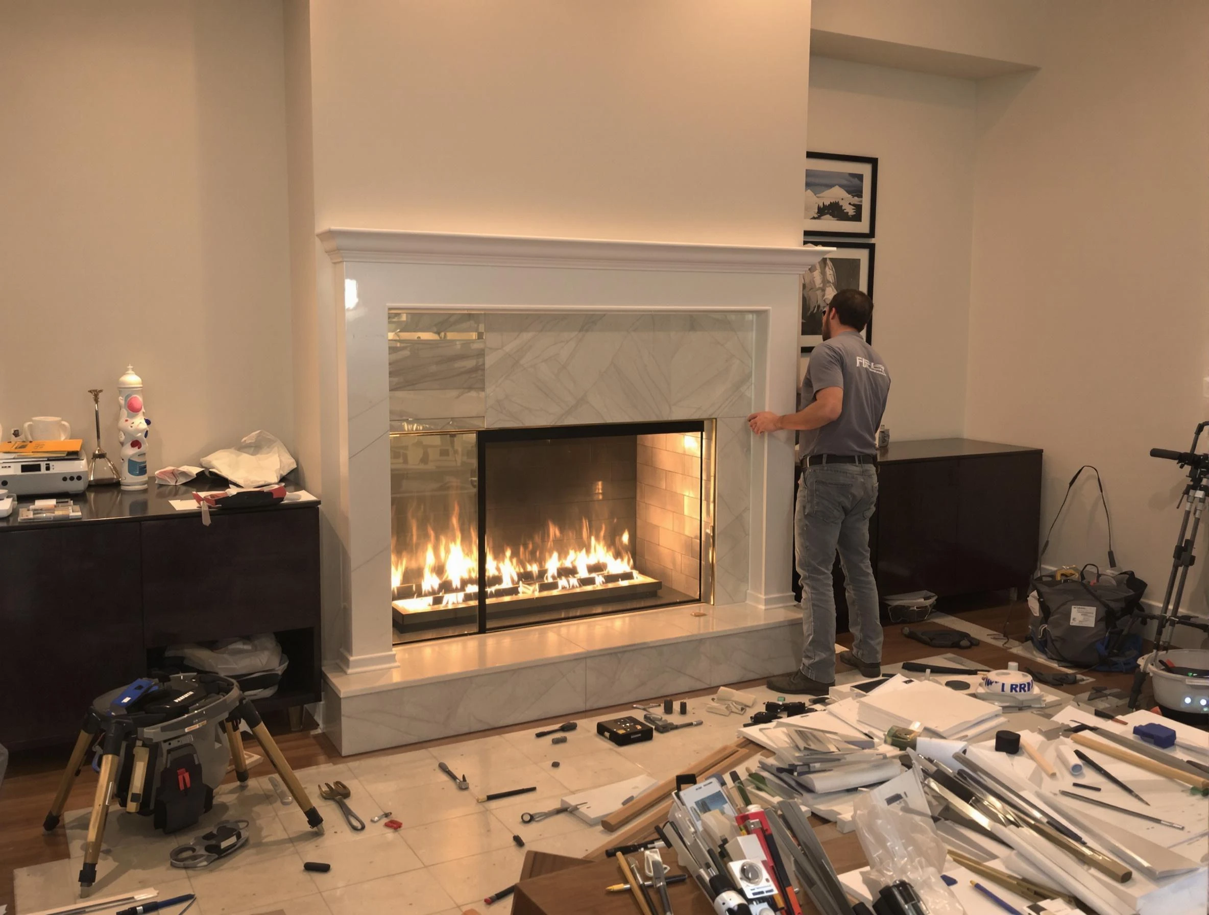 Fireplace Installation in Belmont