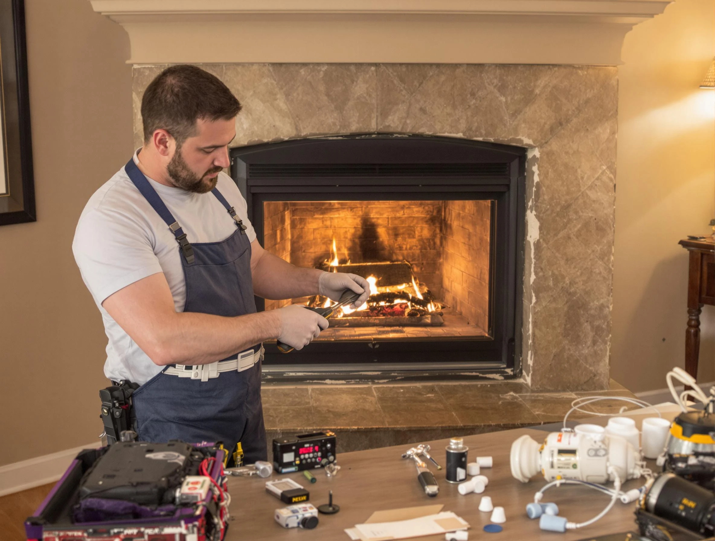 Fireplace Repair in Belmont