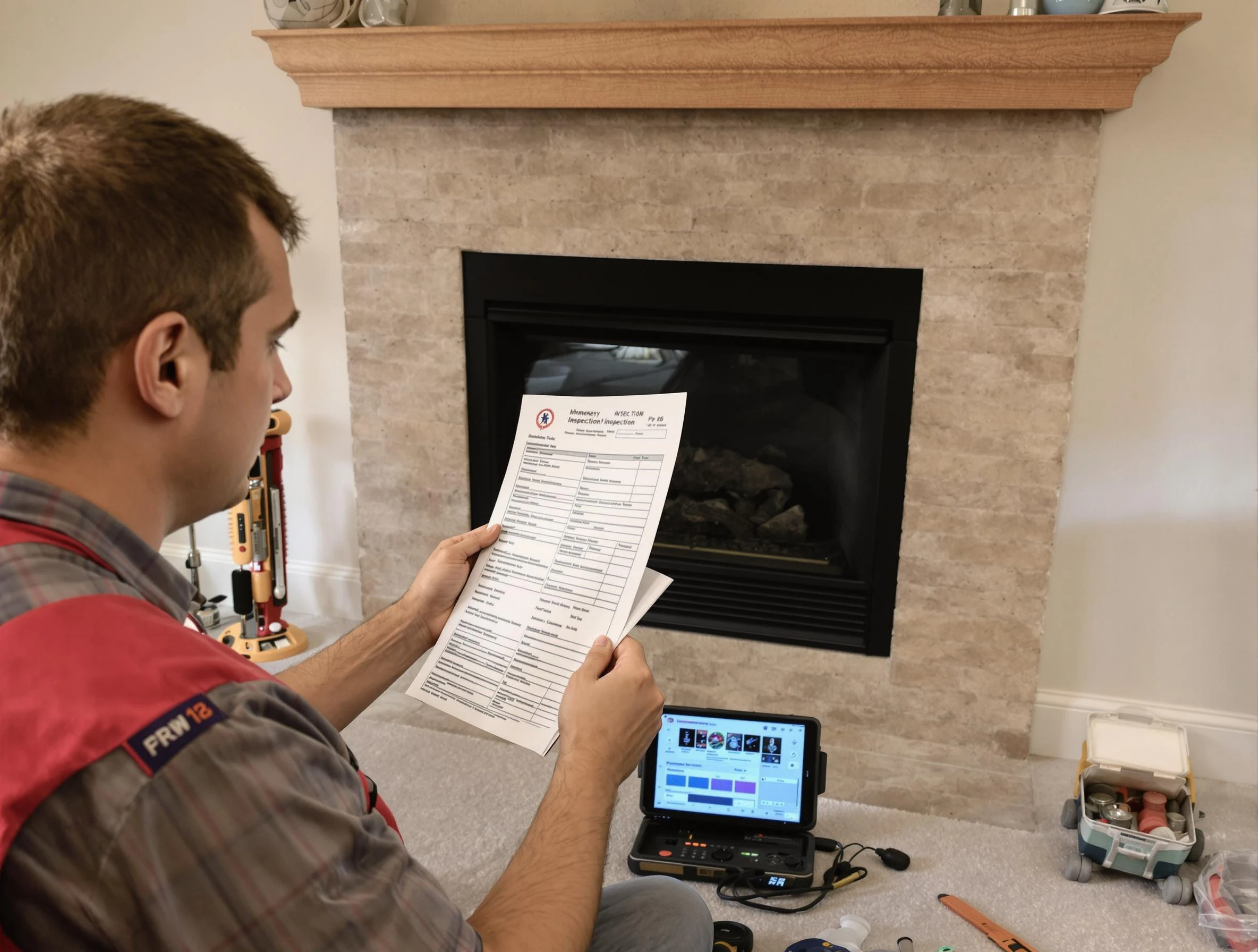Thorough chimney inspection by Belmont Chimney Sweep in Belmont, MA