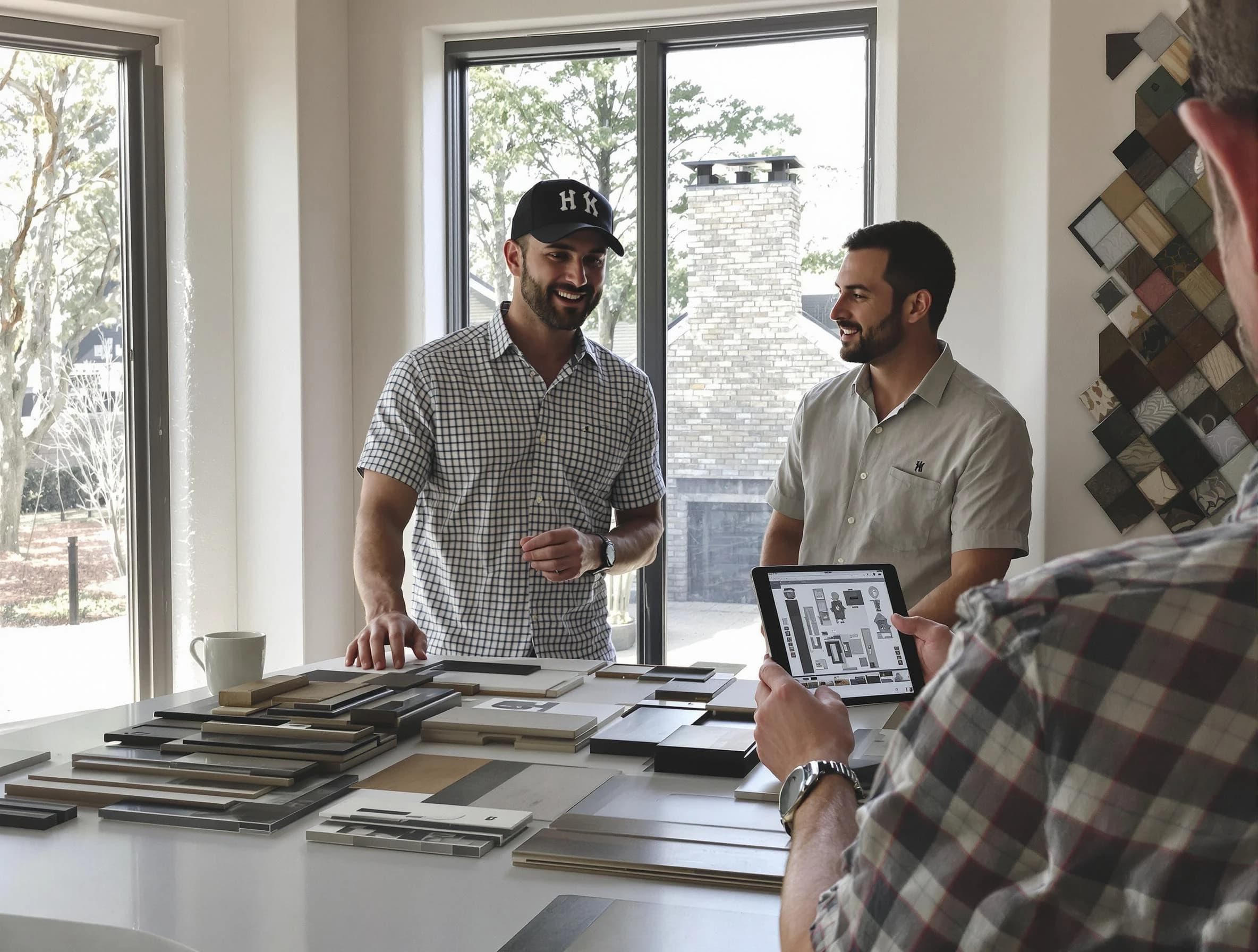 Belmont Chimney Sweep remodeling a chimney and fireplace in Belmont, MA