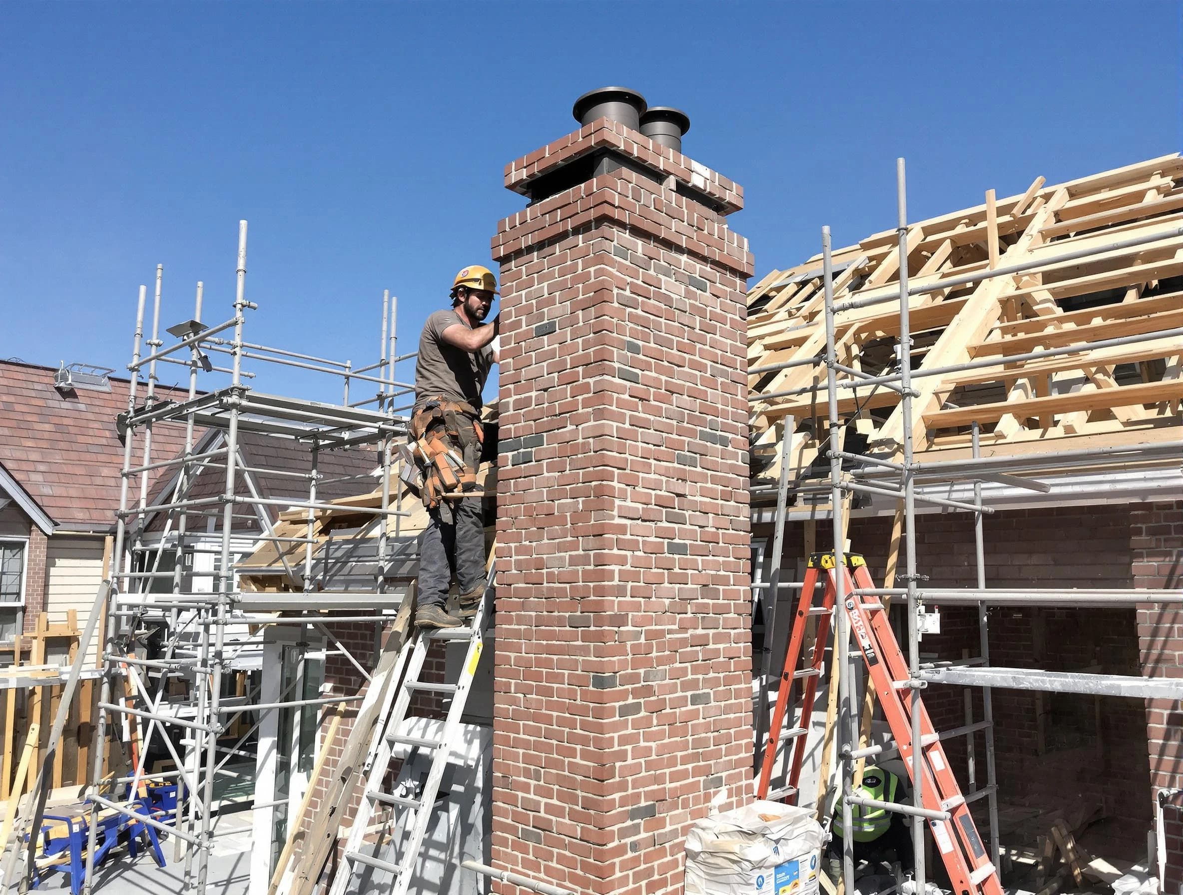 New chimney installation completed by Belmont Chimney Sweep in Belmont, MA