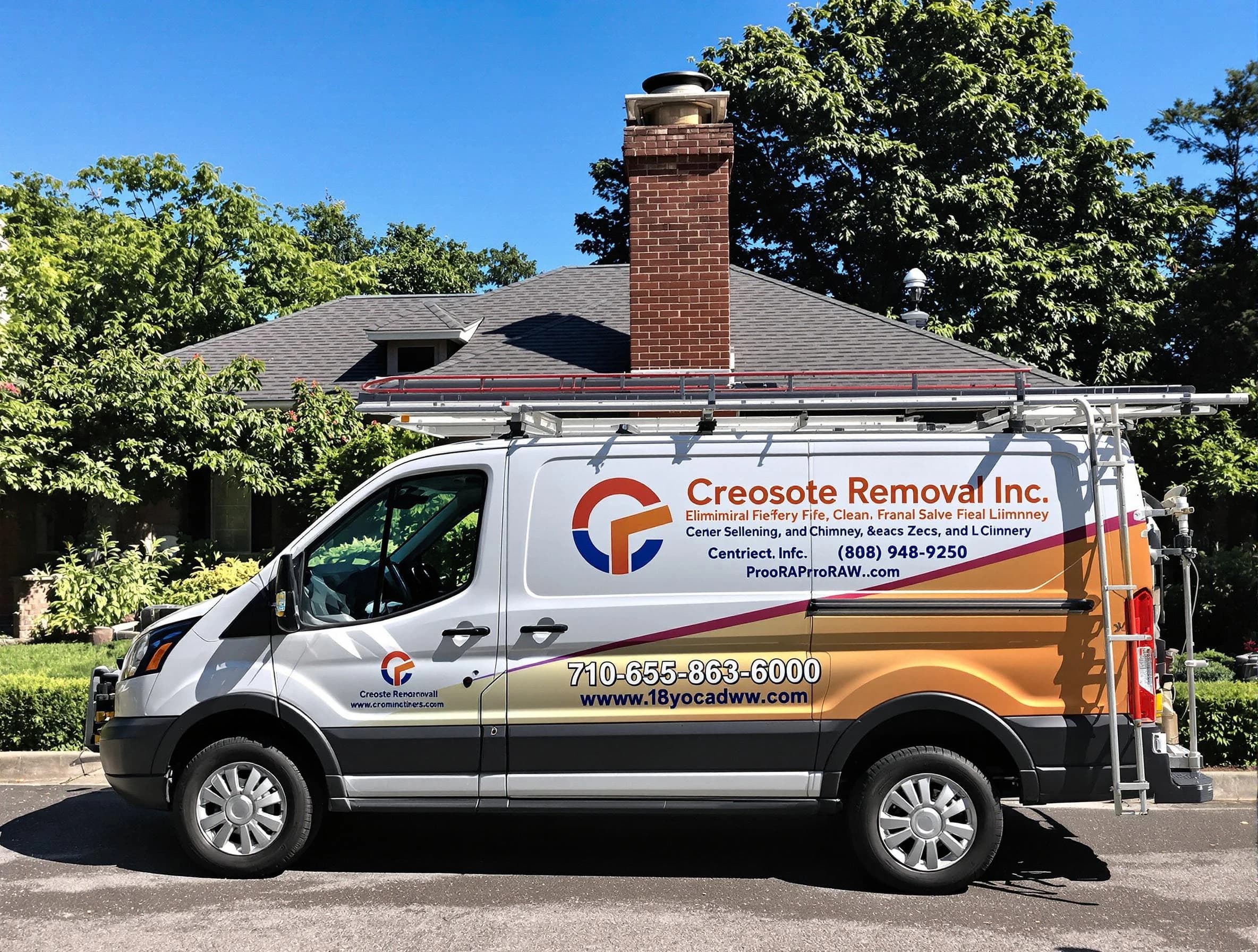 Belmont Chimney Sweep technician removing creosote safely in Belmont, MA